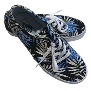 Vans NWOT Youth Girl’s Camden Palm Leaves Sneakers